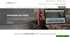Desktop Screenshot of logicahost.com.br
